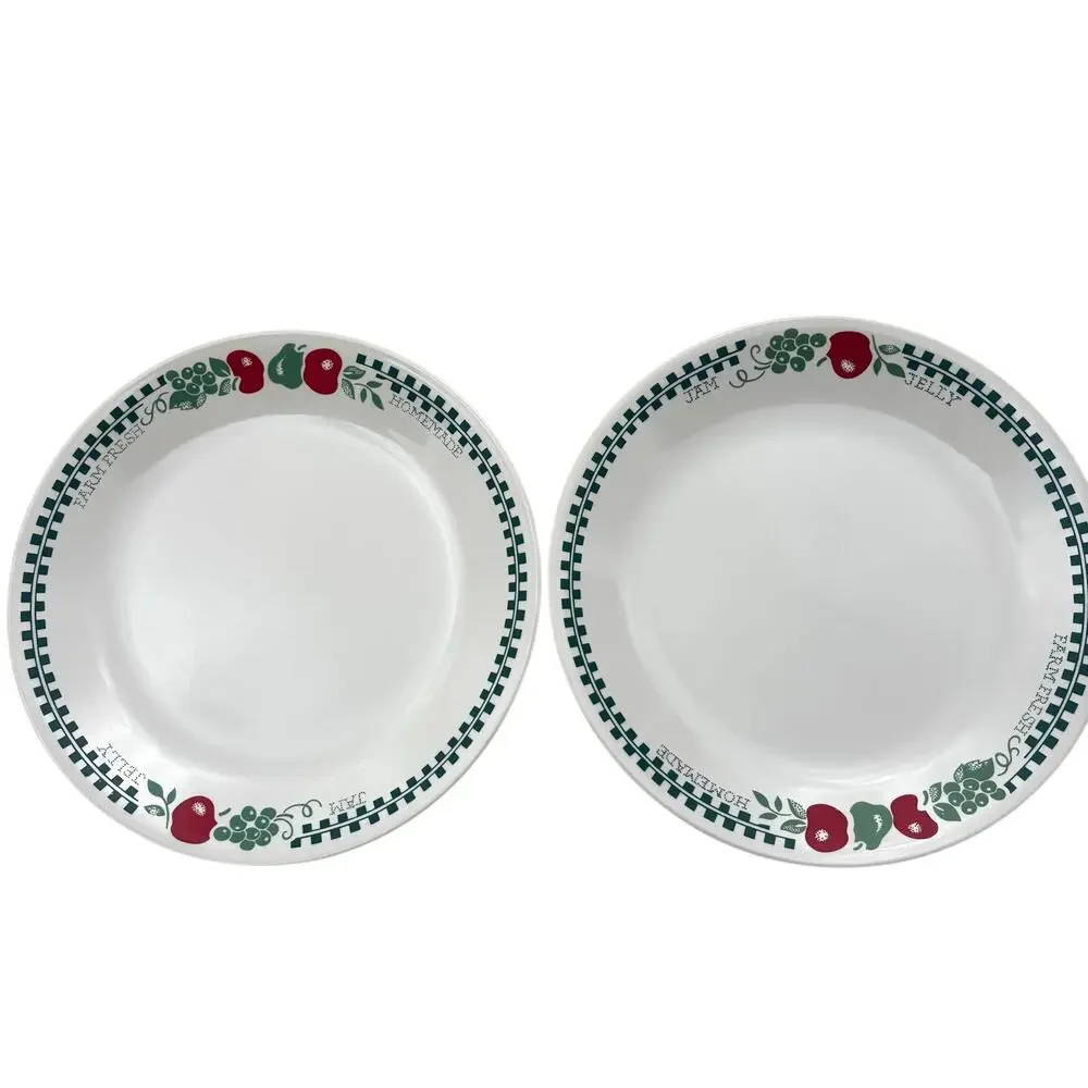 Corelle Corning Vintage Farm Fresh 10” Dinner Plates (2)